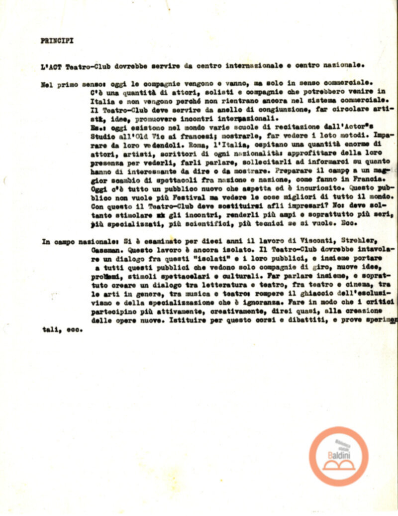 Principi del Teatro Club