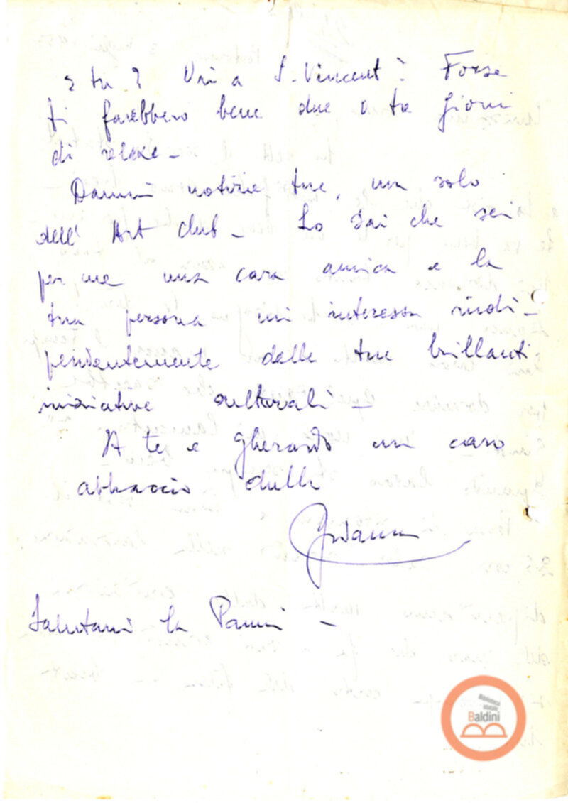 Corrispondenza con Bianca e Alberto Lattuada