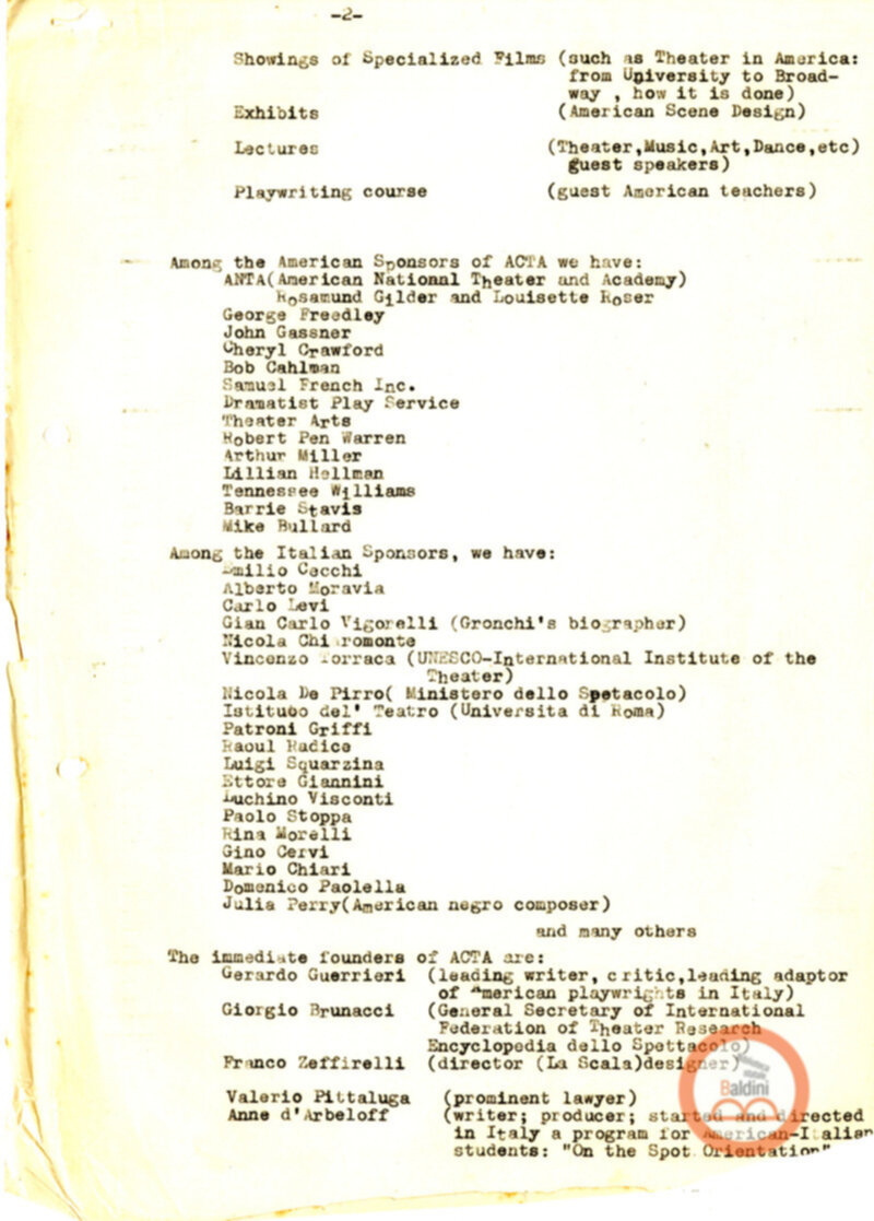 Stagione 1956 - 1957 - corrispondenza