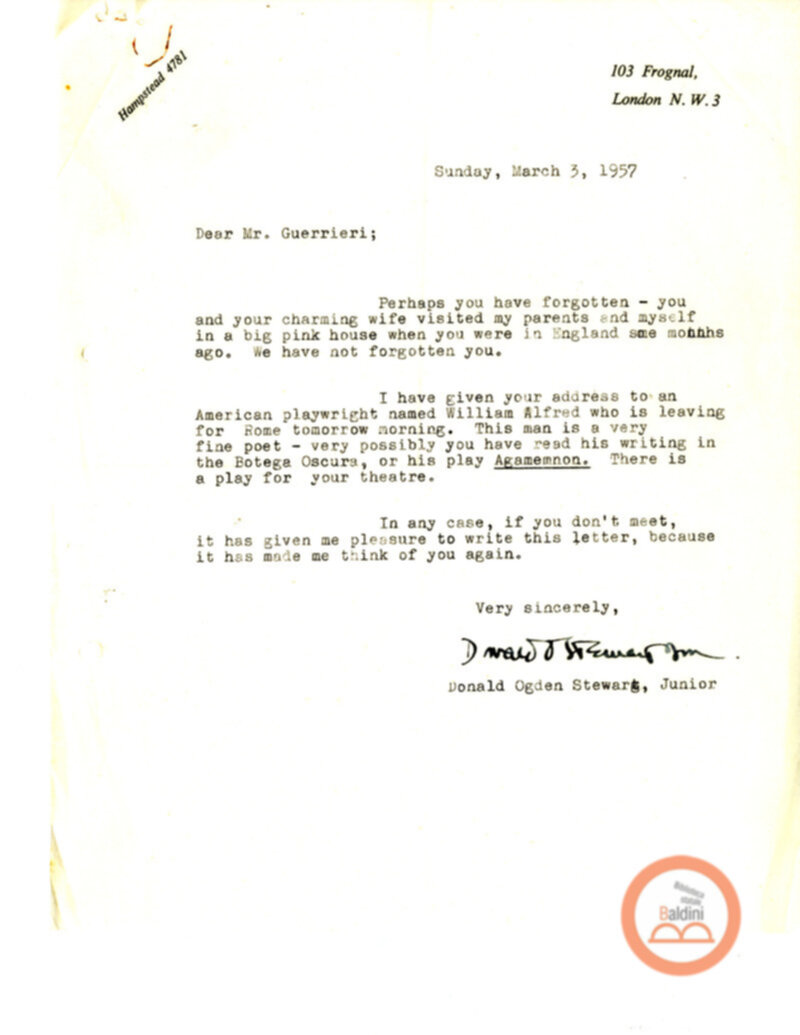 Stagione 1956 - 1957 - corrispondenza