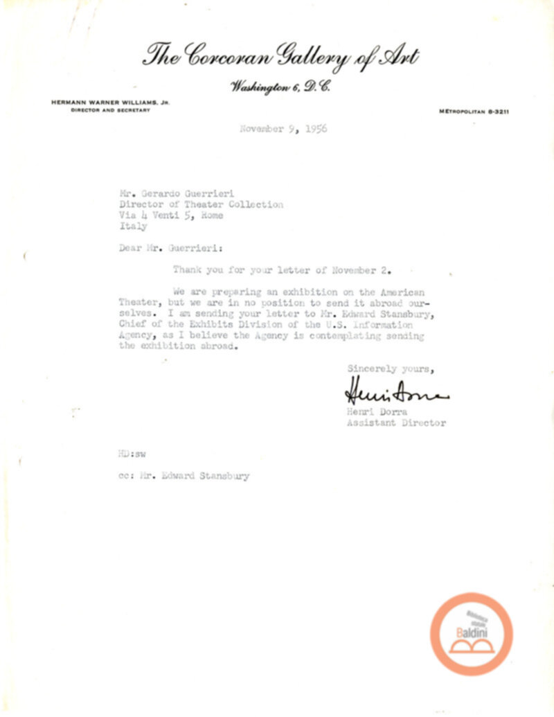 Stagione 1956 - 1957 - corrispondenza