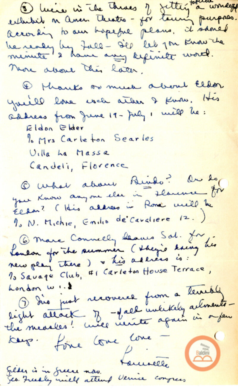 Stagione 1956 - 1957 - corrispondenza