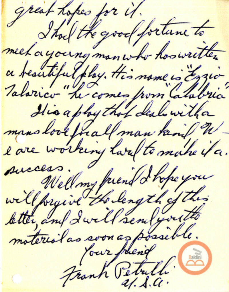 Stagione 1956 - 1957 - corrispondenza