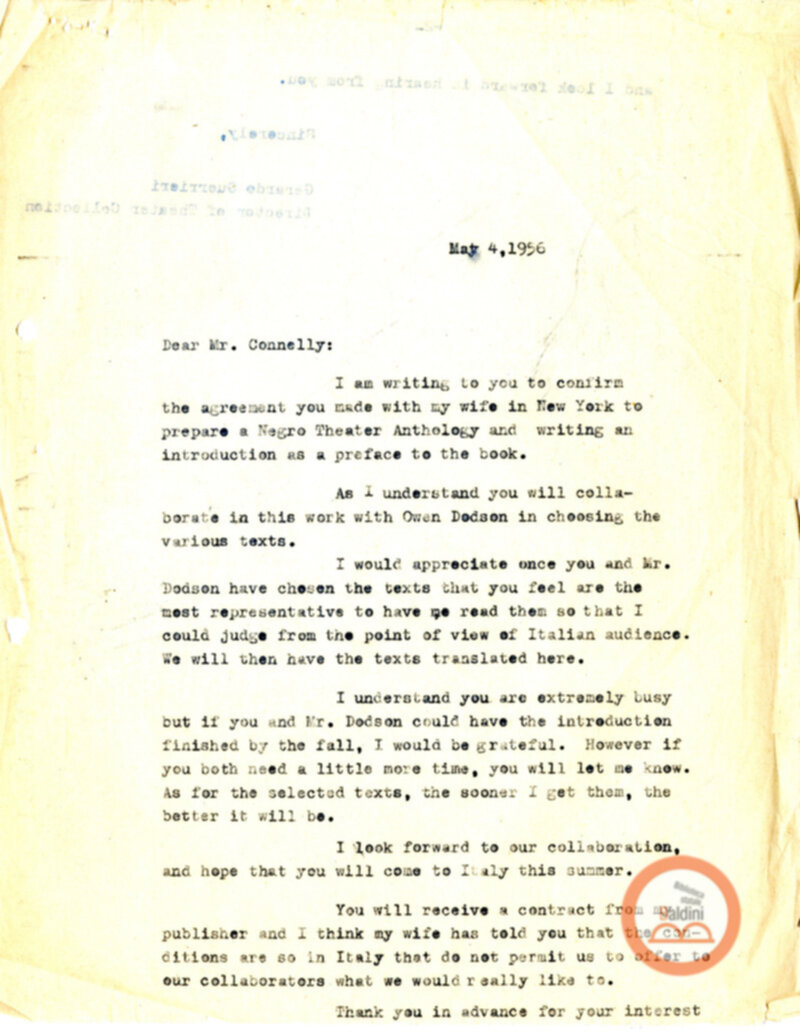 Stagione 1956 - 1957 - corrispondenza