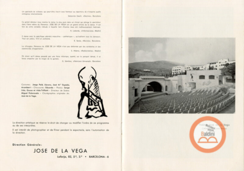 "Flamenco ispiré par Federico Garcia Lorca. José De la Vega et sa Compagnie"