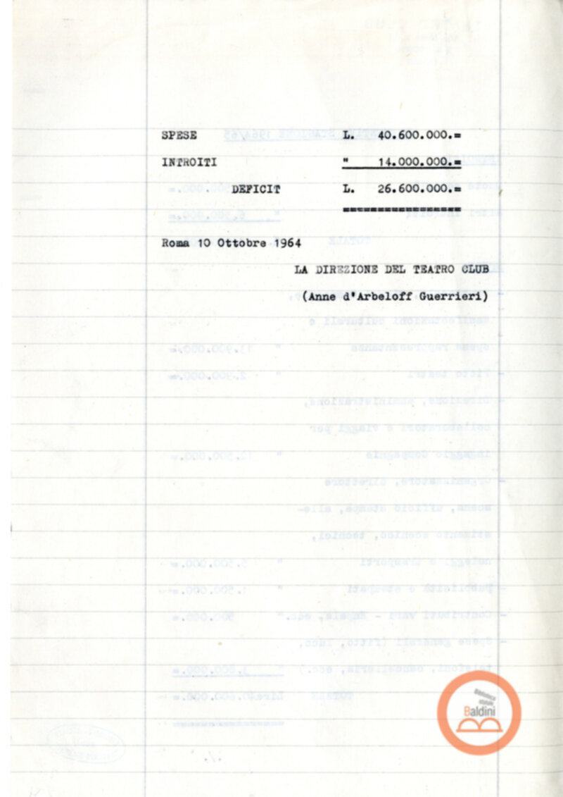 Preventivo  1964-1965