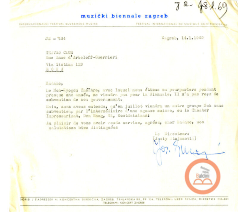 "Teatro Noh Giapponese" e "Teatro Kabuki" - corrispondenza