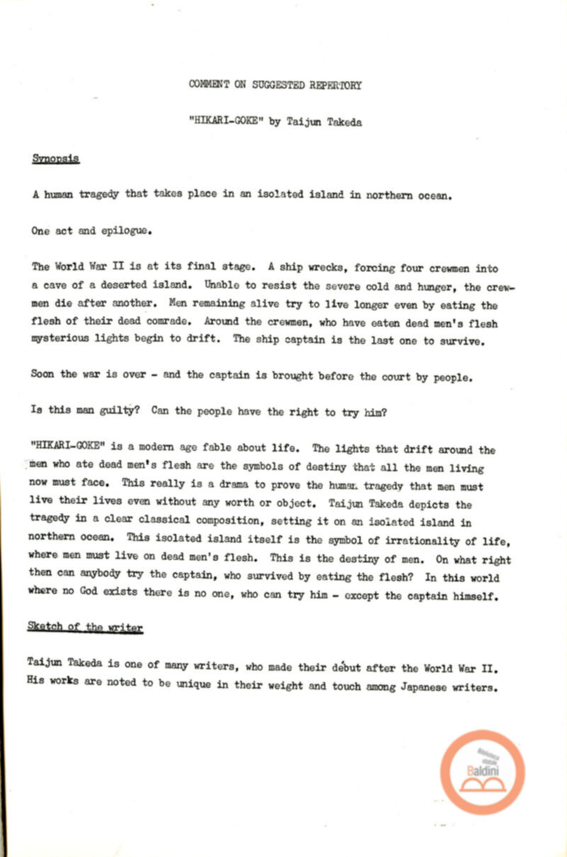 Teatro Shiki - spettacolo e artisti