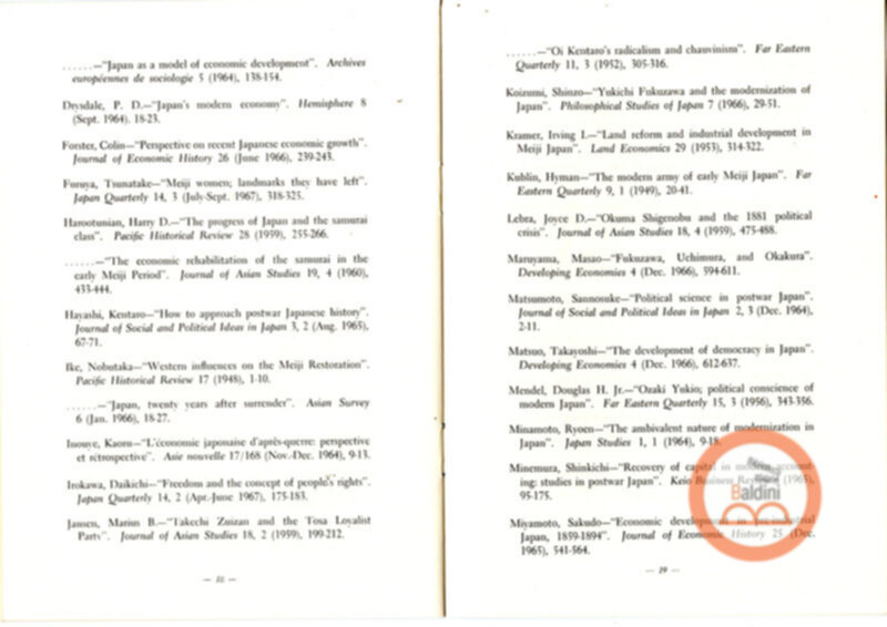 Reading on the modernization of Japan