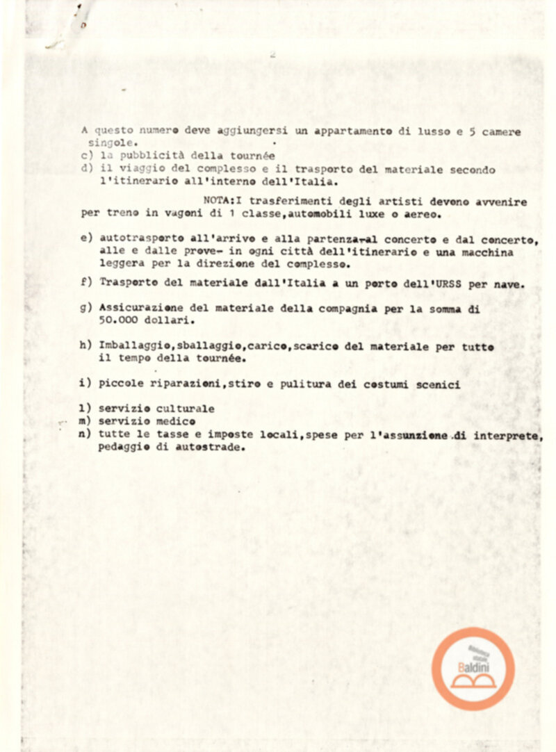 Corrispondenza con Wladimir Golovin e Serghei Obraszov.