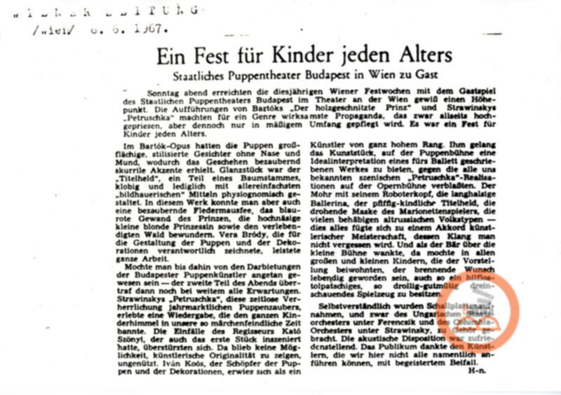 Marionette del Teatro ungherese