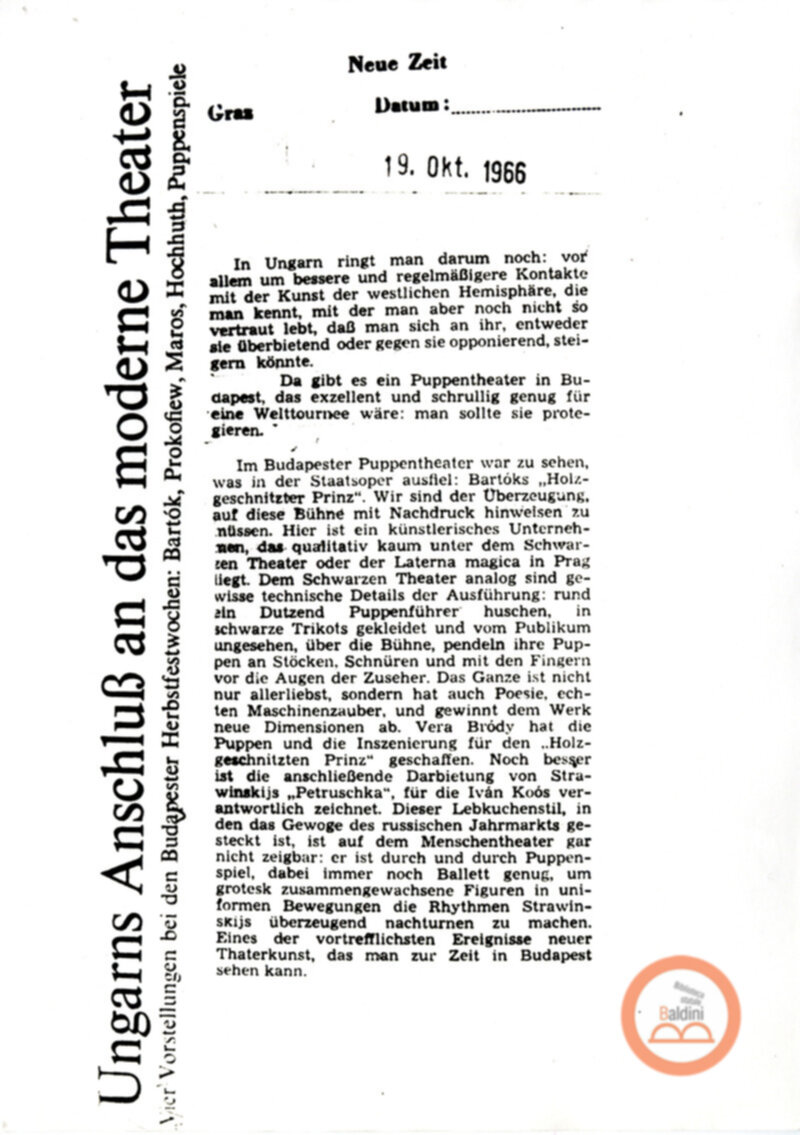 Marionette del Teatro ungherese