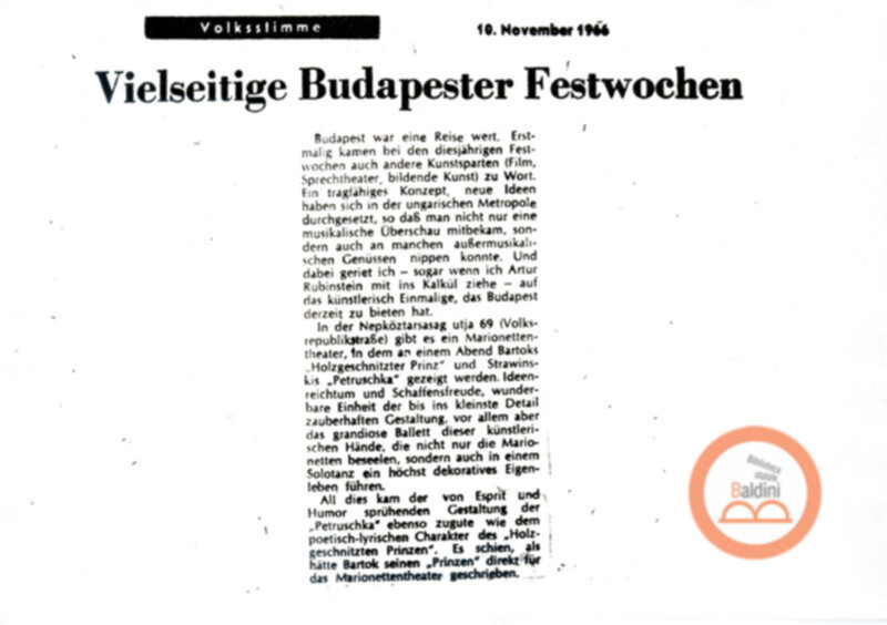 Marionette del Teatro ungherese