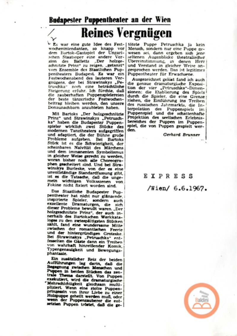 Marionette del Teatro ungherese