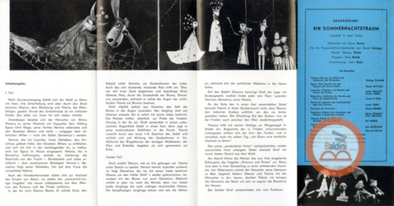 Burattini ungheresi Shakespeare: ein sommernachtstraum