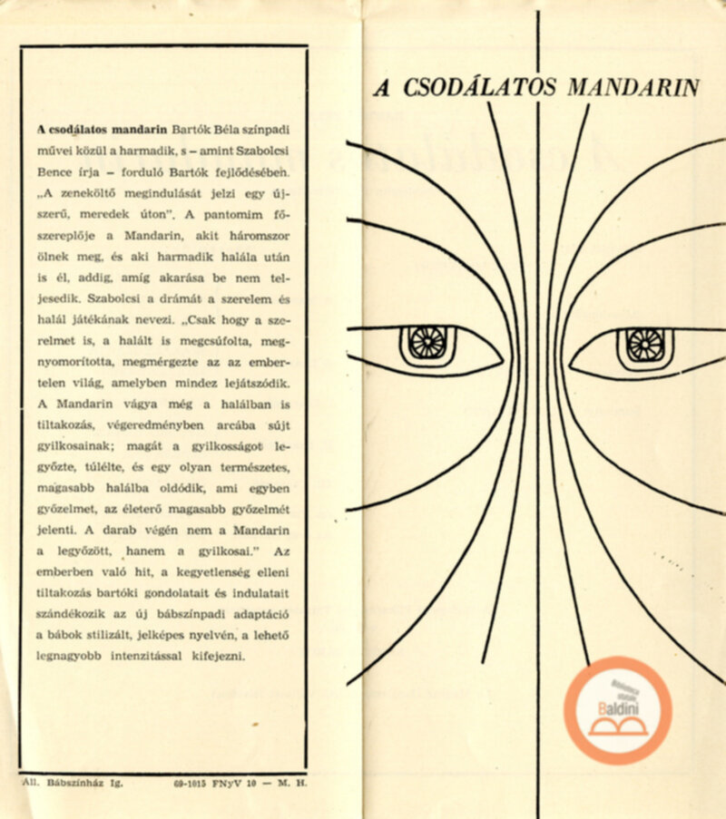 Burattini ungheresi Brecht-Weill: a hét föbün