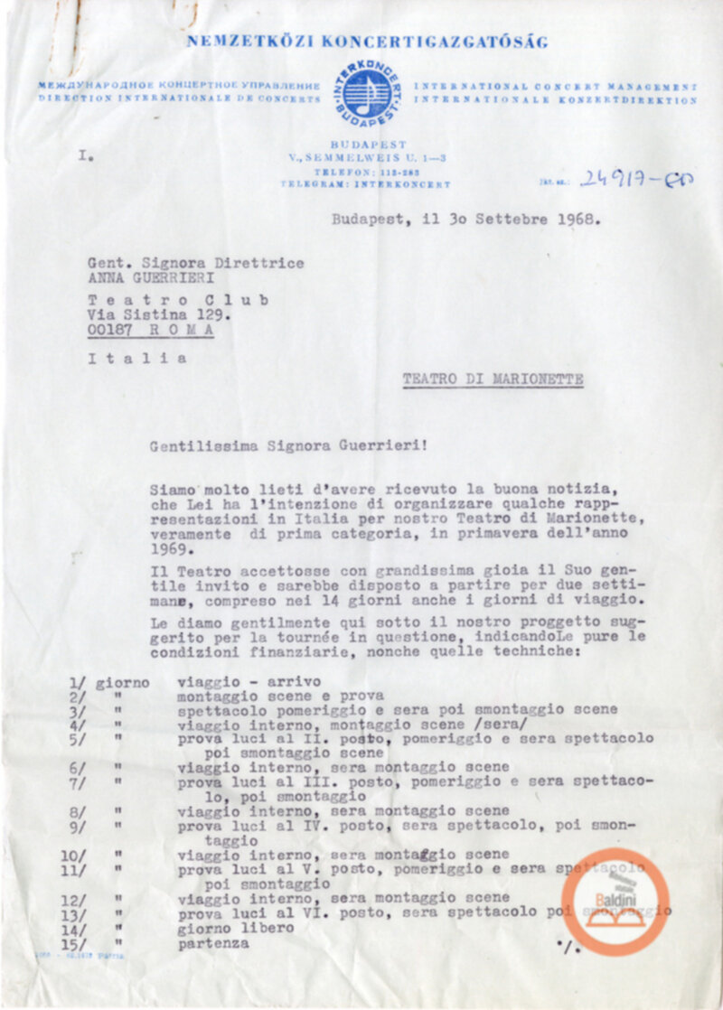 Lettere di Maria Gergely