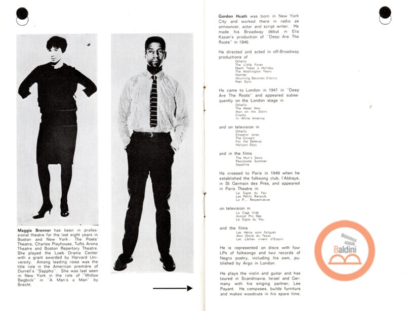 In White America - programma