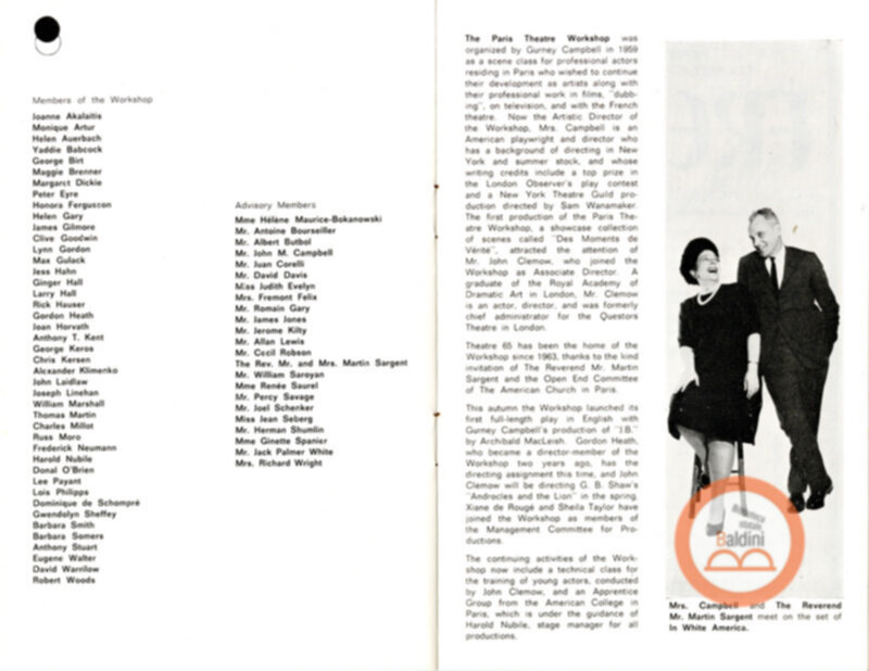 In White America - programma