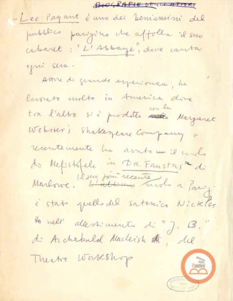 In White America - appunti