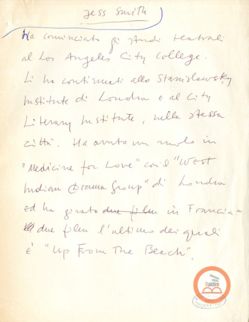 In White America - appunti