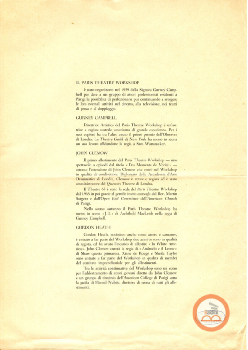 In White America - appunti