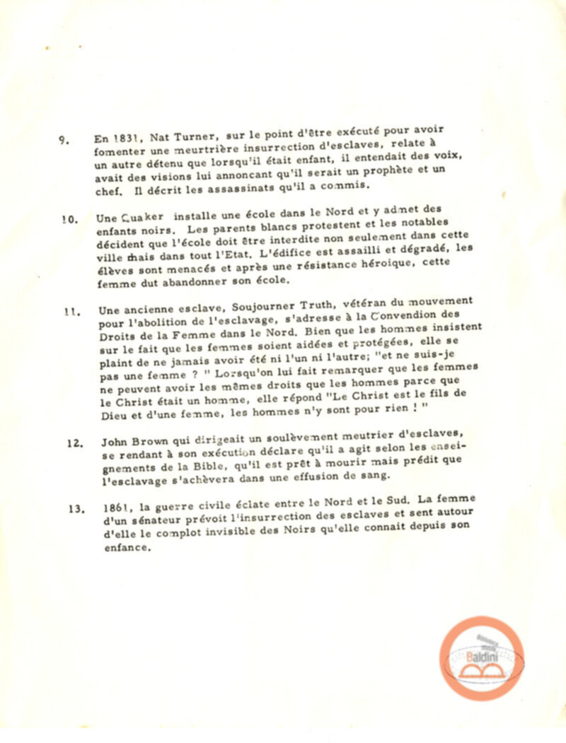 In White America - appunti