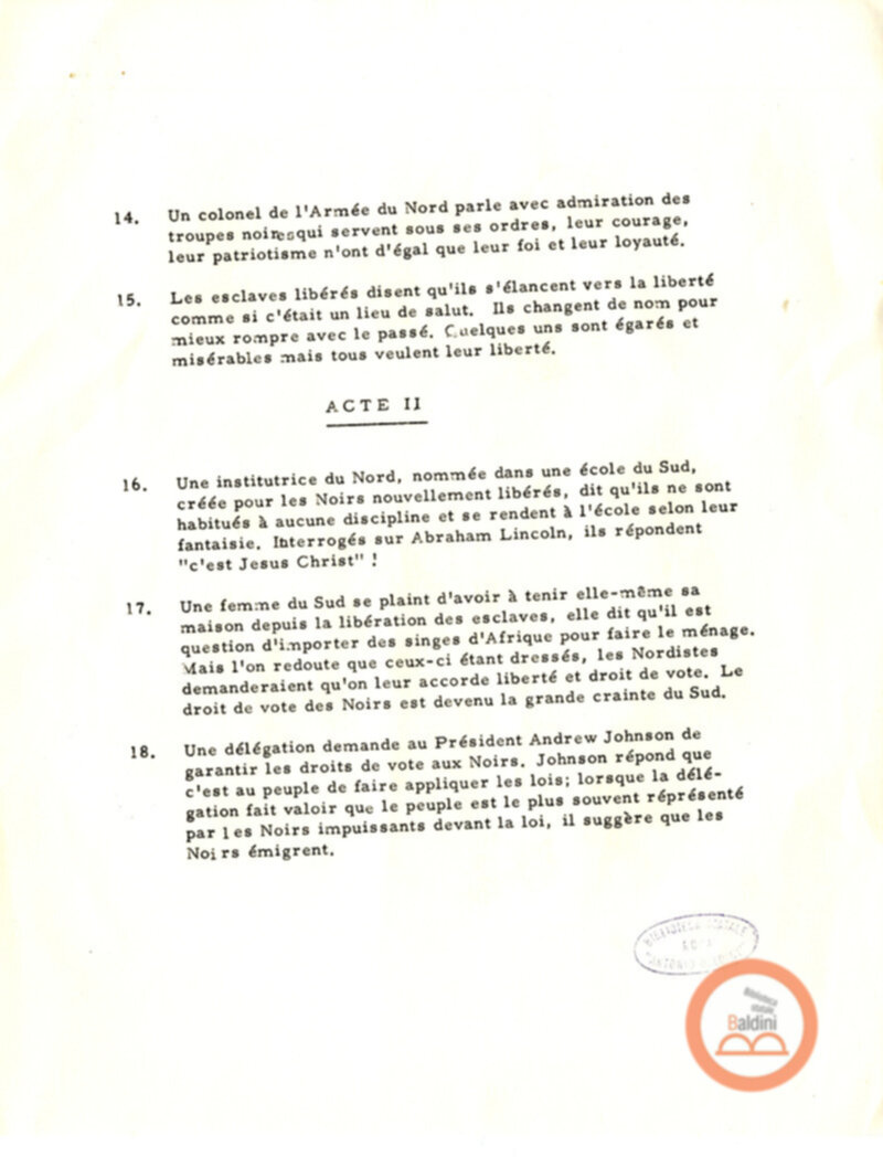 In White America - appunti