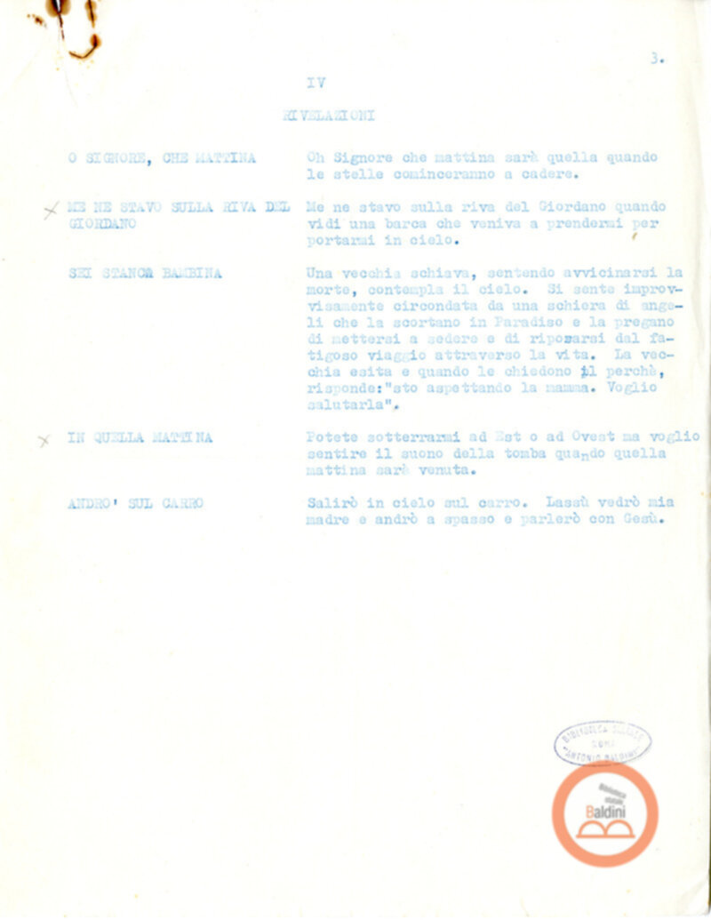 Antico e sul Nuovo Testamento