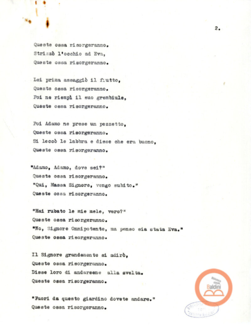 Queste cose risorgeranno