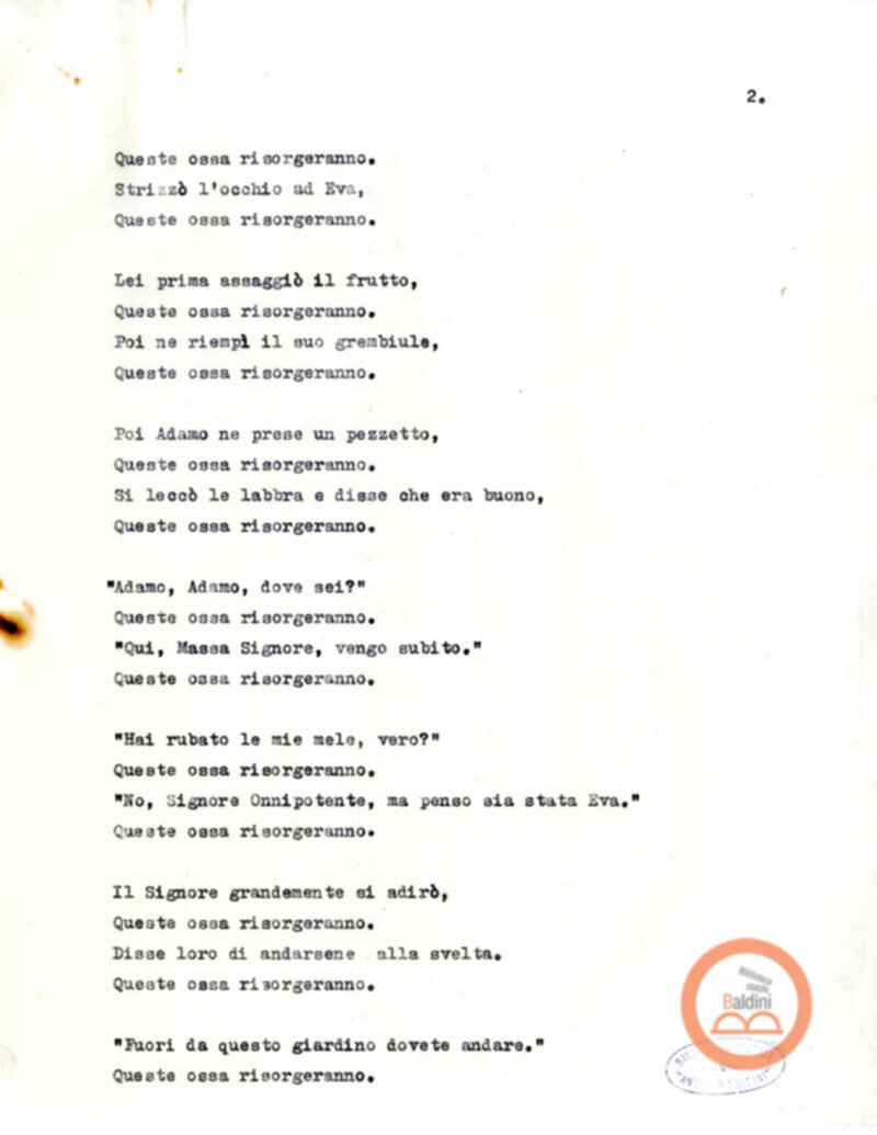 Queste cose risorgeranno