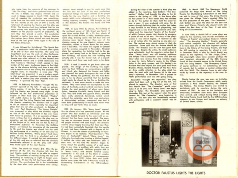 Repertory 1961-1962. 10 th Anniversary