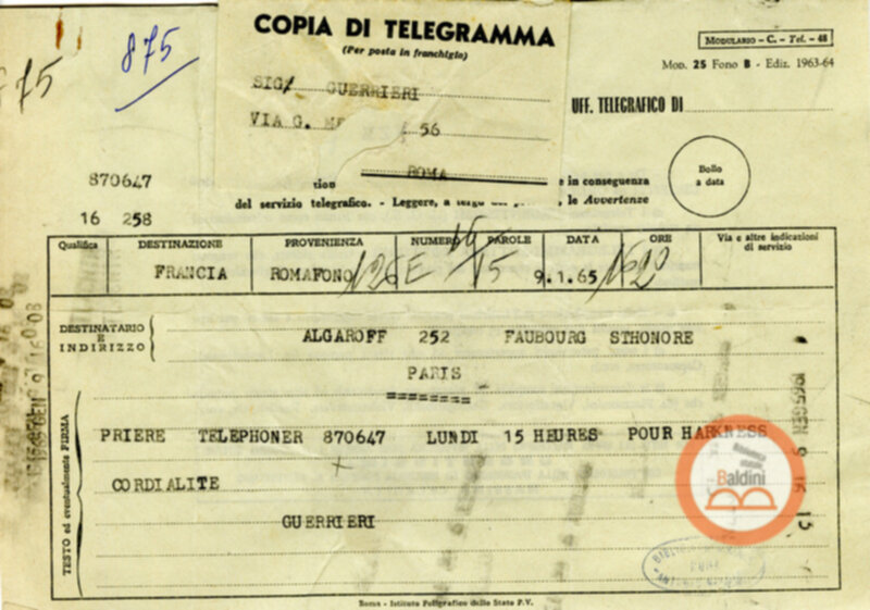 Collaborazioni con Compagnia del Balletto Kierdi Mosca/Compagnia dell'"Harkness Ballet