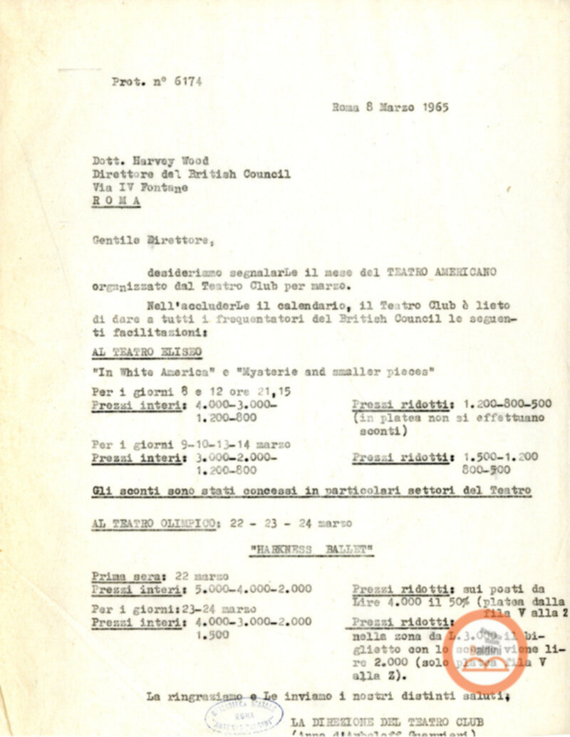 Mese del Teatro Americano