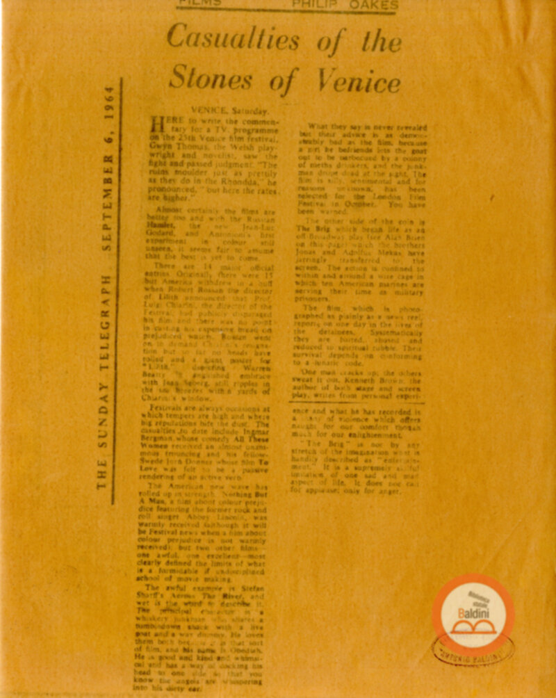 Rassegna stampa - Campagnia del Living Theatre