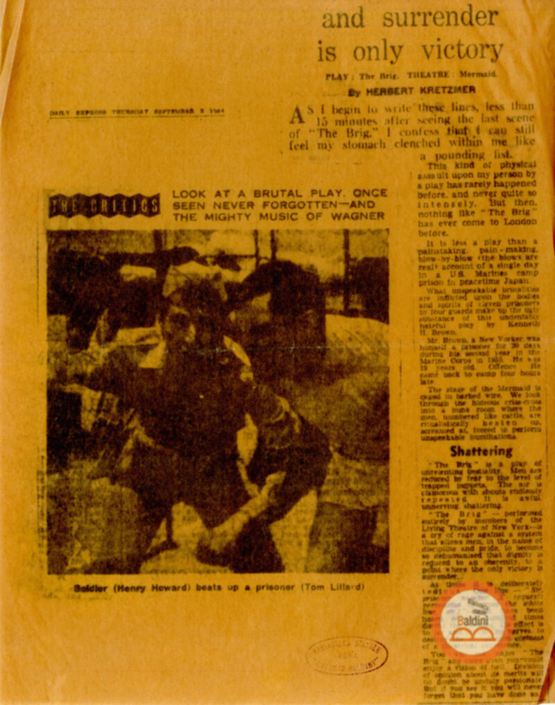 Rassegna stampa - Campagnia del Living Theatre