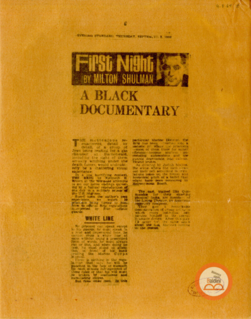 Rassegna stampa - Campagnia del Living Theatre