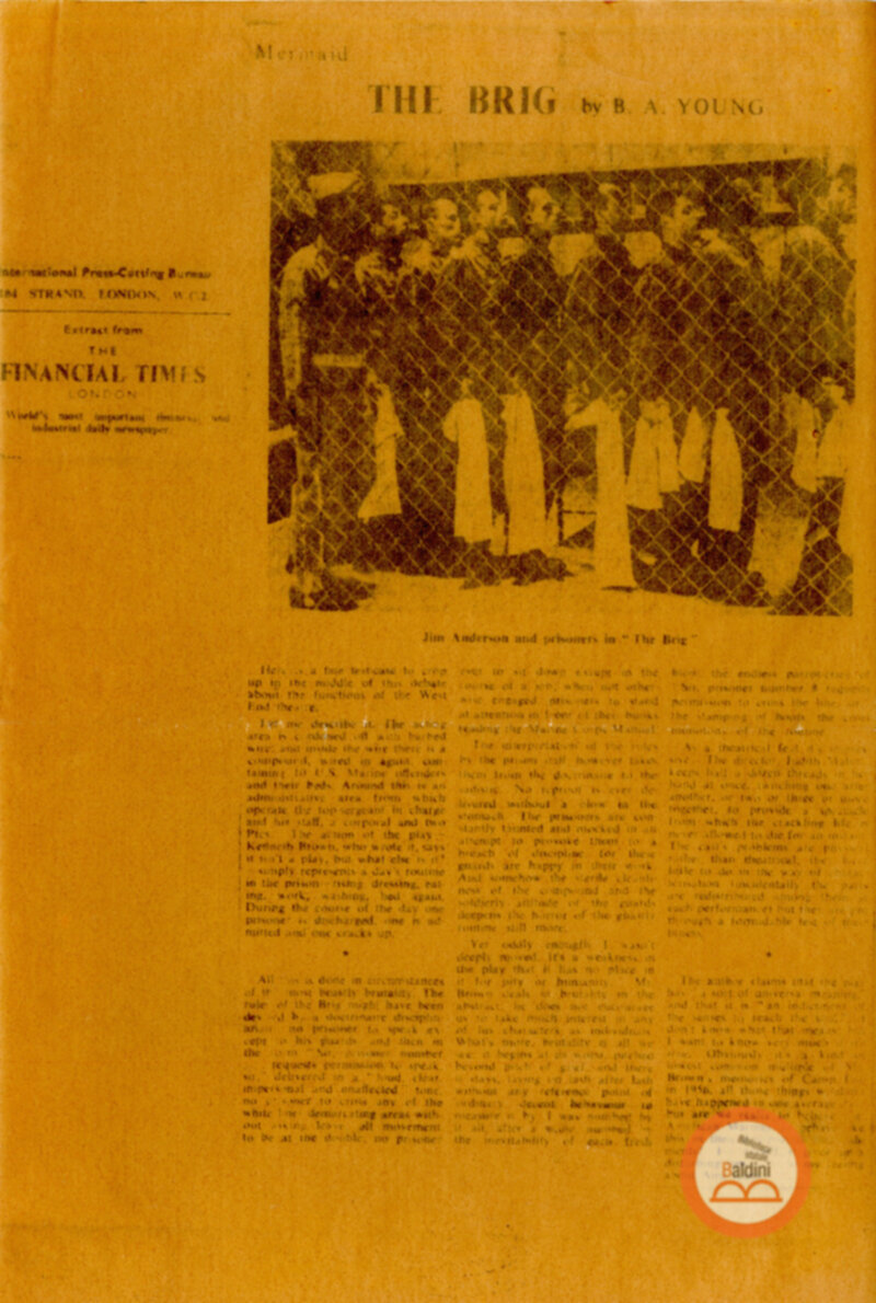 Rassegna stampa - Campagnia del Living Theatre