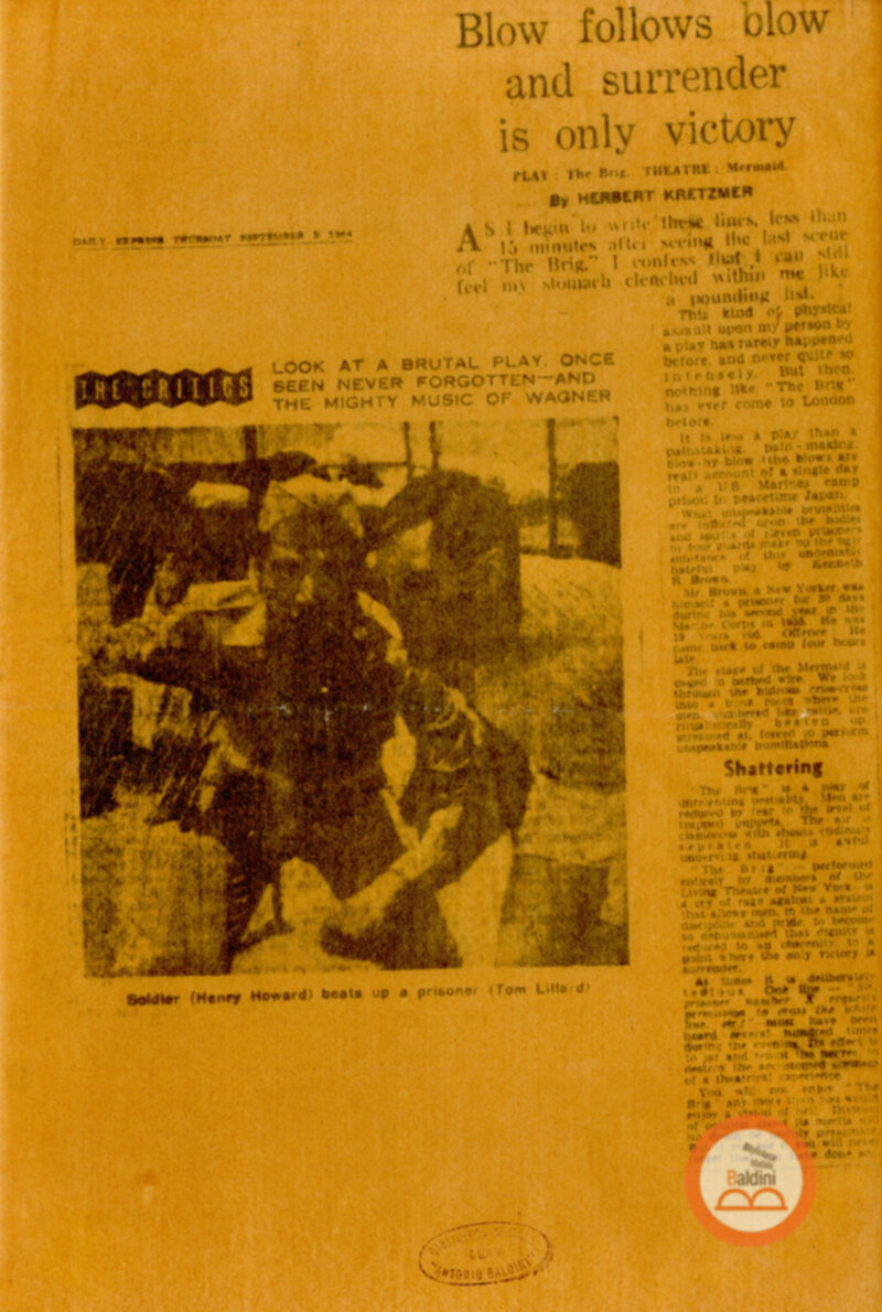 Rassegna stampa - Campagnia del Living Theatre