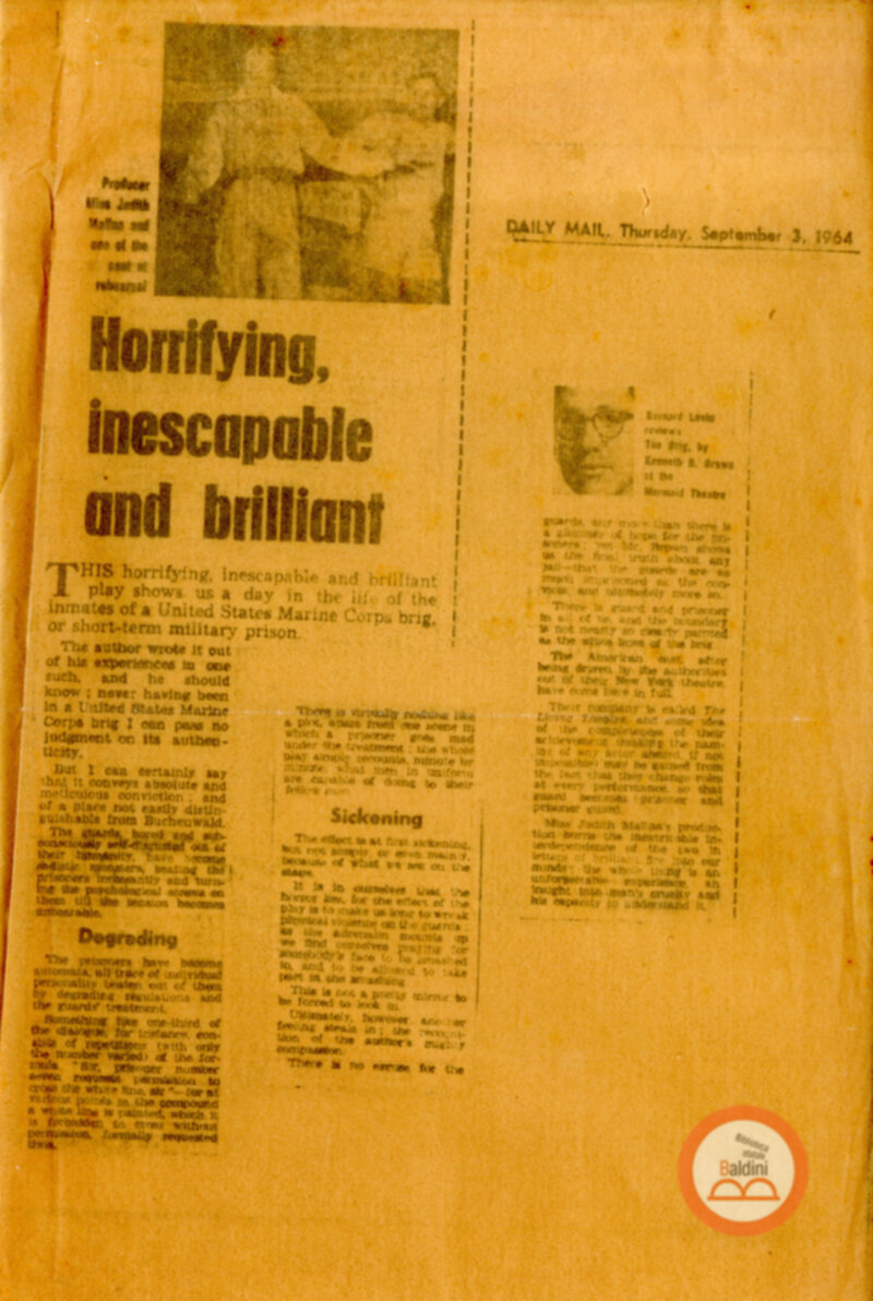 Rassegna stampa - Campagnia del Living Theatre