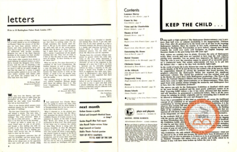 Plays and players - 3 settembre 1964.