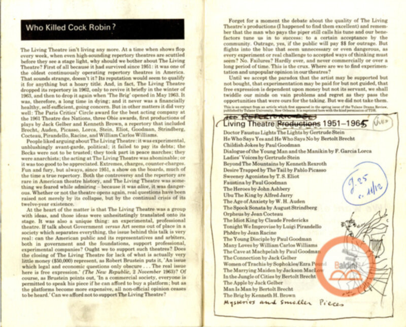 The Brig - programma