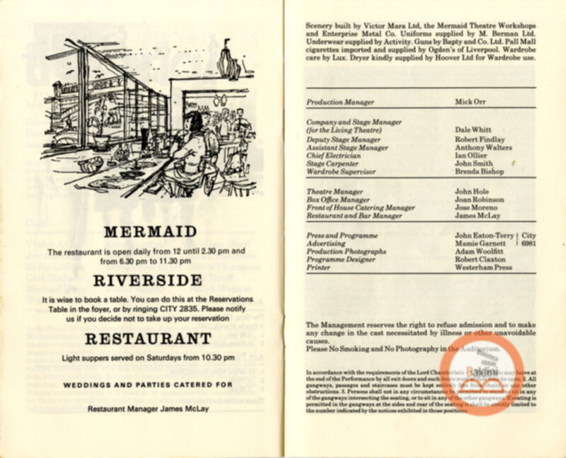 The Brig - programma