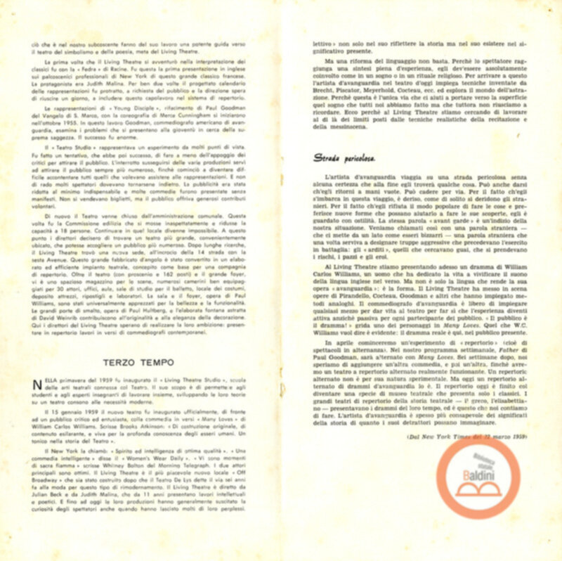 Teatro d'avanguardia - Julian Beck