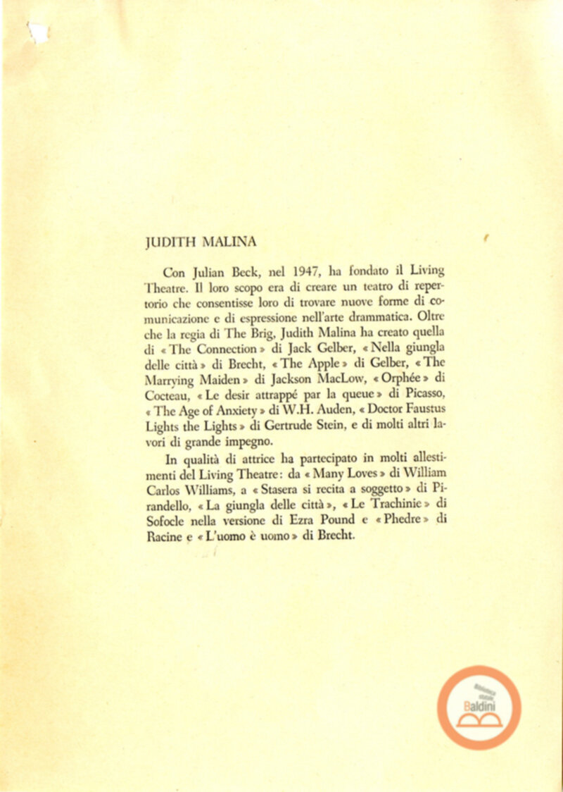 Judith Malina e Julian Beck