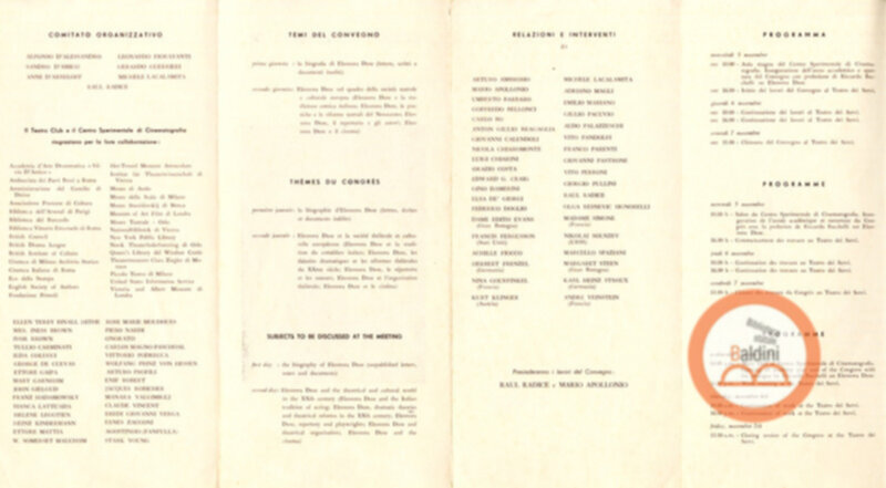 "L'eredità di Eleonora Duse"