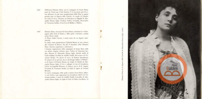 Opuscolo Eleonora Duse. 1858-1958