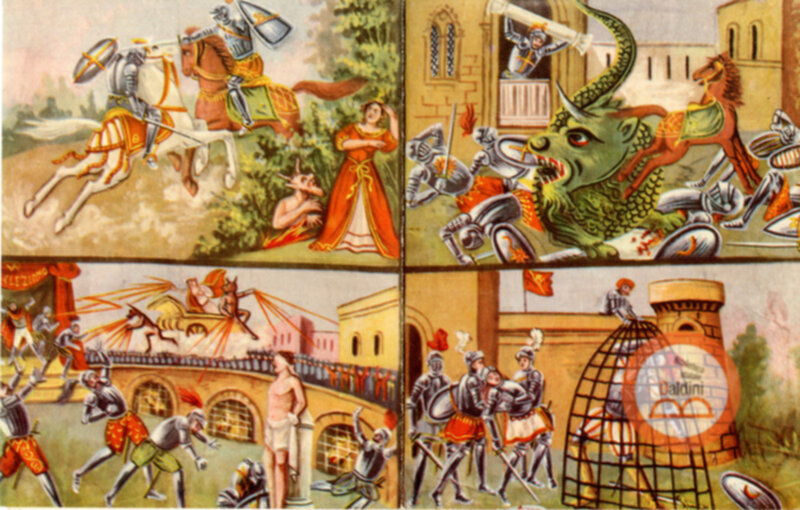 Duello tra Orlando e Rinaldo per la bella Angelica-Distruzione dei Saraceni