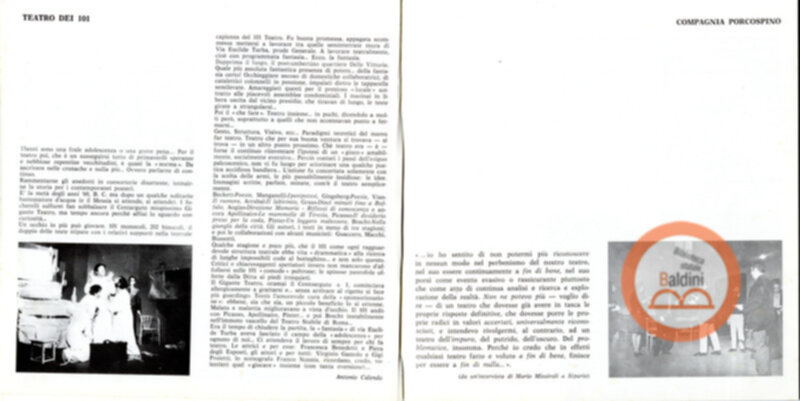 Vent'anni di ricerche teatrali in Italia (1960-1980)