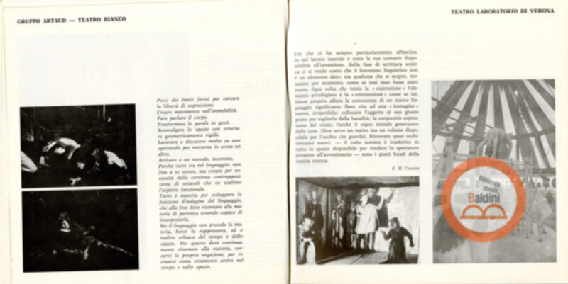 Vent'anni di ricerche teatrali in Italia (1960-1980)